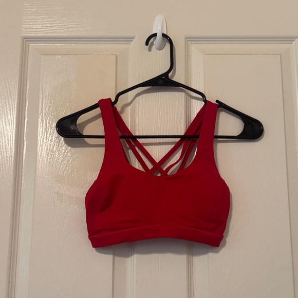 Lululemon Athletica Red Sports Bra - Picture 1 of 3